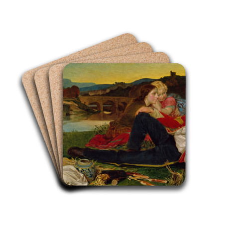 Autumn by Frederick Sandys Drink Coasters - set of 4