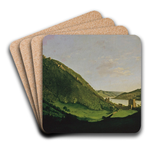 Visegrd by Kroly Mark Art Drink Coaster set