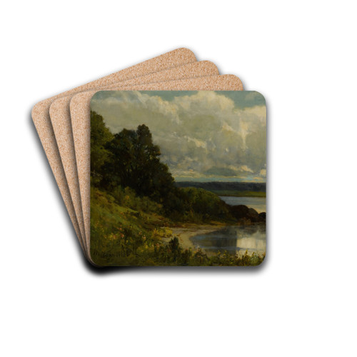 The Palmer River by Edward Mitchell Bannister Drink Coasters - set of 4