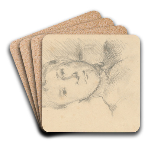 Madame Czanne by Paul Czanne Art Drink Coaster set