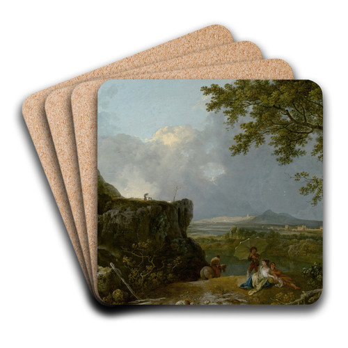 The White Monk by Richard Wilson Art Drink Coaster set