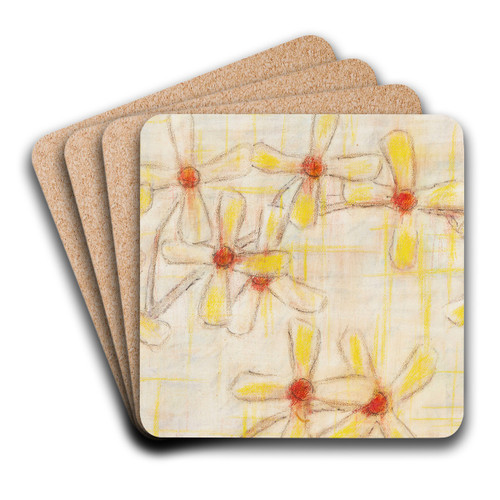 Sternblten by Christian Rohlfs Art Drink Coaster set