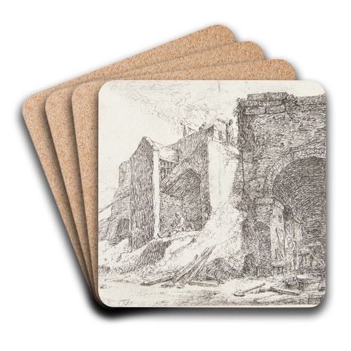 Smedjen by Thomas Wijck Art Drink Coaster set