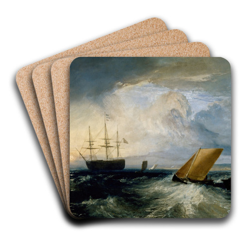 Sheerness as seen from the Nore by Joseph Mallord William Turner Art Drink Coaster set