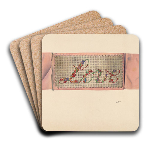 Bookmark by Edward White Art Drink Coaster set