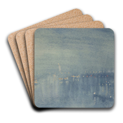 Evening in FairyLand by Joseph Pennell Art Drink Coaster set