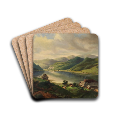Lake Titisee by Ida Maier Drink Coasters - set of 4