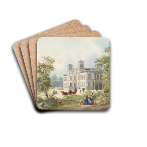 Triest Ferdinandeum by Albert Rieger Drink Coasters - set of 4