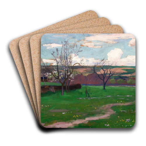 Spring by Jan Stanislawski Art Drink Coaster set