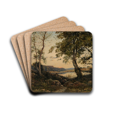 L'Aurore by Henri-Joseph Harpignies Drink Coasters - set of 4