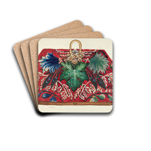 Carpet Bag by Beulah Bradleigh Drink Coasters - set of 4