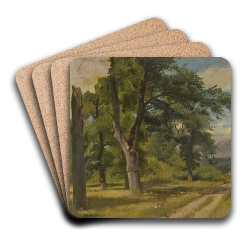 Glade by Jakob Becker Art Drink Coaster set