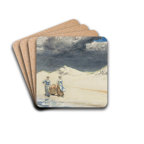 Sand And Sky by Winslow Homer Drink Coasters - set of 4