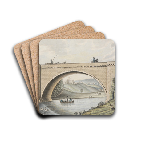 Brick Bridge by William Beilby Drink Coasters - set of 4