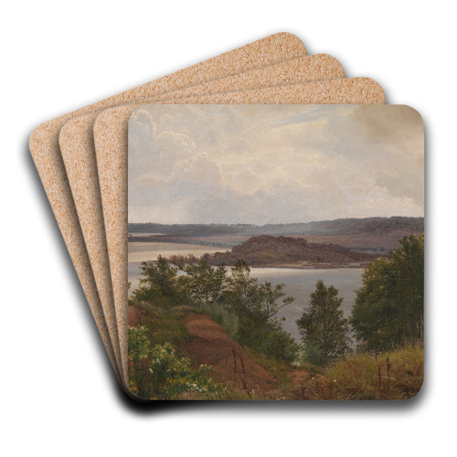 The Lakes at Laven near Silkeborg by Vilhelm Kyhn Art Drink Coaster set The Lakes at Laven near Silkeborg by Vilhelm Kyhn Art Drink Coaster set
