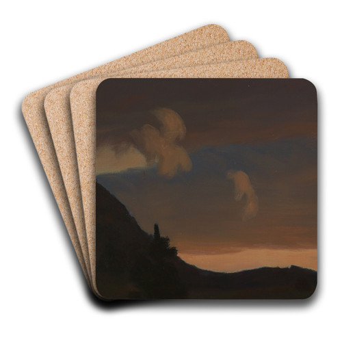 Gewitterstimmung by Gustav Kampmann Art Drink Coaster set