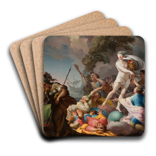 Fortune by Tadeusz Kuntze-Konicz Art Drink Coaster set