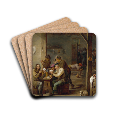 Tavern Scene by David Teniers The Younger Drink Coasters - set of 4