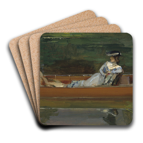 Summertime by Sir John Lavery Art Drink Coaster set