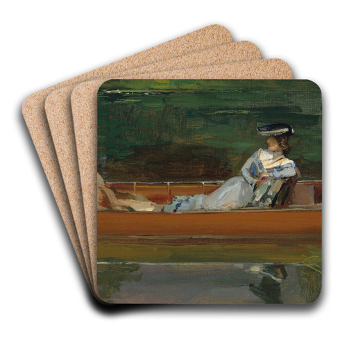 Summertime by Sir John Lavery Art Drink Coaster set