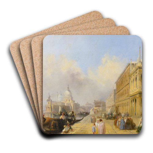 The Grand Canal by Edward Pritchett Art Drink Coaster set