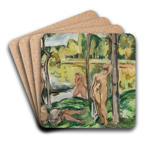 Baigneuses sur la Rance by Emile Othon Friesz Art Drink Coaster set Baigneuses sur la Rance by Emile Othon Friesz Art Drink Coaster set