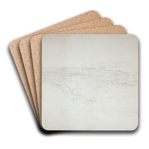 Naxos by Carl Rottmann Art Drink Coaster set