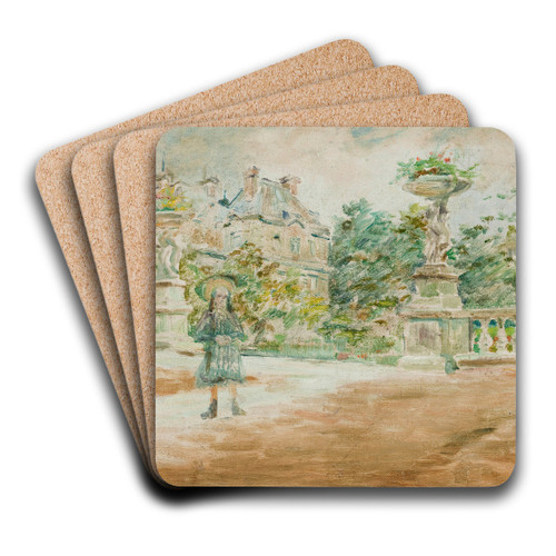 The Luxembourg Garden in Paris by Stanisaw Wyspiaski Art Drink Coaster set