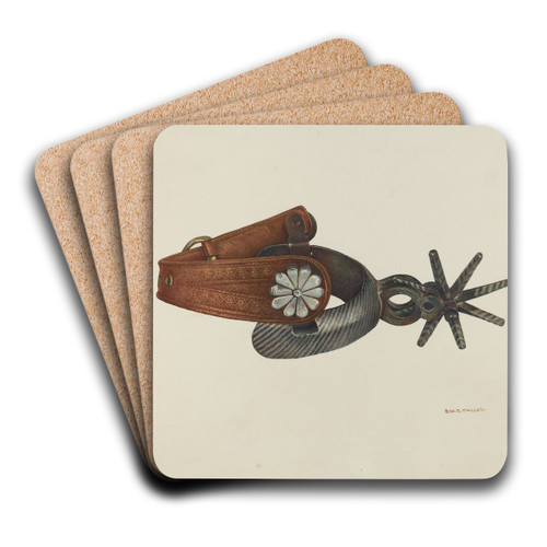 Spur by Robert W.R. Taylor Art Drink Coaster set