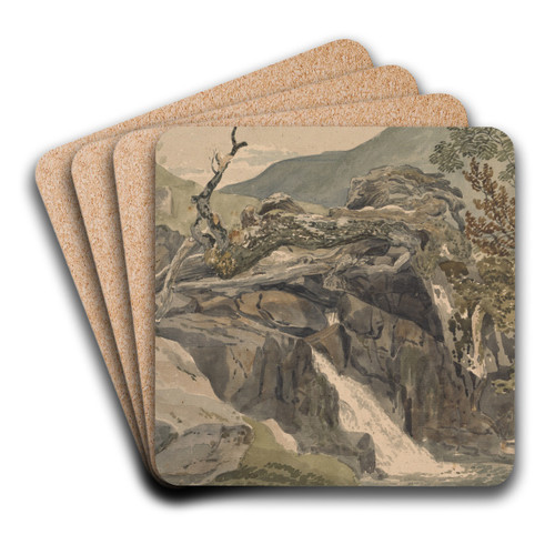In Borrowdale by Joseph Powell Art Drink Coaster set In Borrowdale by Joseph Powell Art Drink Coaster set