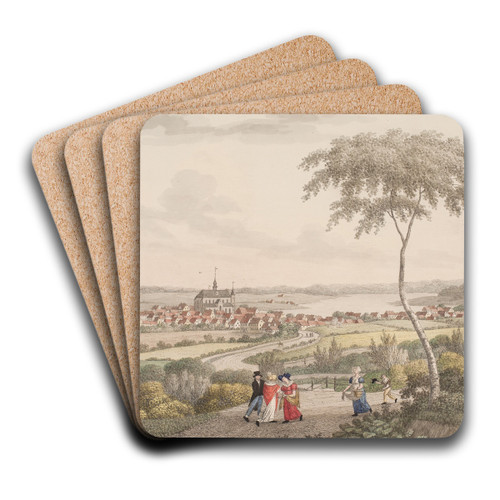 Haderslev by Sren L. Lange Art Drink Coaster set Haderslev by Sren L. Lange Art Drink Coaster set