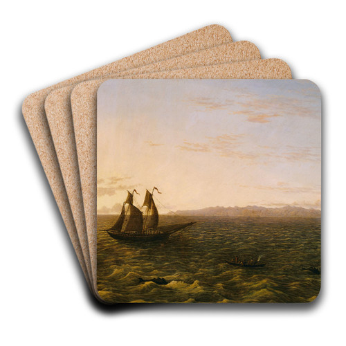 The Island of Madeira by John Glover Art Drink Coaster set