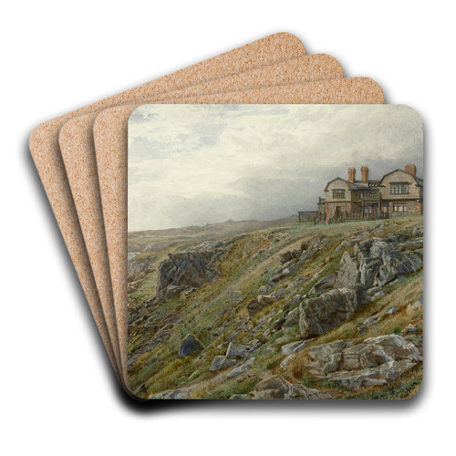 Graycliff, the Artist's Home, Newport, Rhode Island by William Trost Richards Art Drink Coaster set
