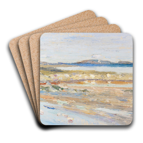 Tunis - Strand by Wassily Kandinsky Art Drink Coaster set