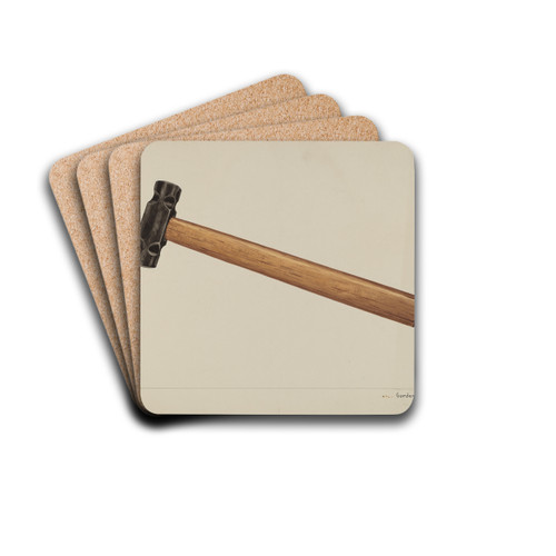 Hammer by Gordena Jackson Drink Coasters - set of 4