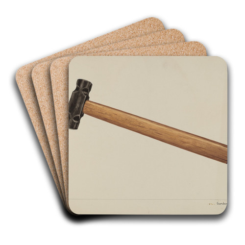 Hammer by Gordena Jackson Art Drink Coaster set