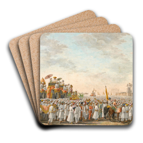 Mailah-Jahn by Sewak Ram Art Drink Coaster set