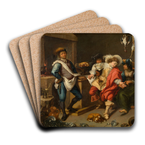 Gipsy by Simon de Vos Art Drink Coaster set