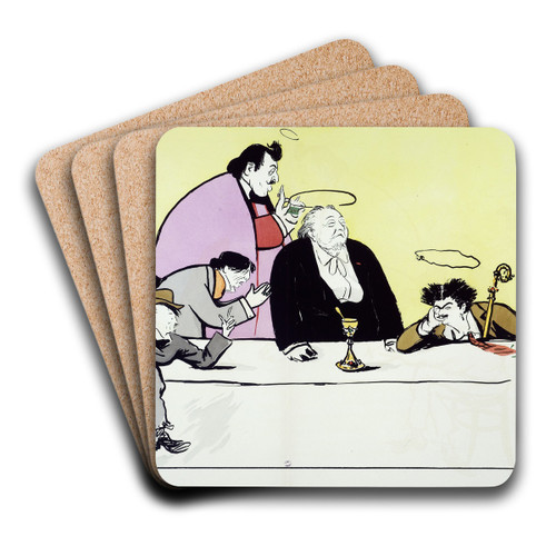 La Cne by Georges Goursat (Sem) Art Drink Coaster set