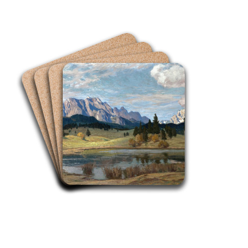 Near Mittenwald by Carl O'Lynch of Town Drink Coasters - set of 4