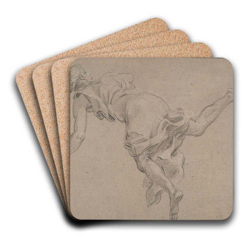 FallingFigure by Joseph Parrocel Art Drink Coaster set