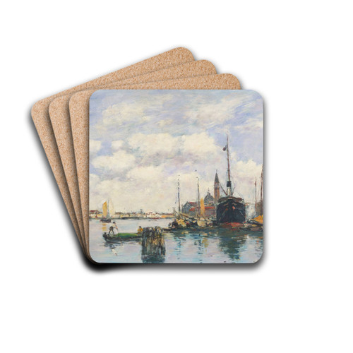VeniceSeascape at the Giudecca by Eugne Boudin Drink Coasters - set of 4 VeniceSeascape at the Giudecca by Eugne Boudin Drink Coasters - set of 4