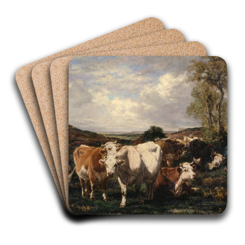 Herd by Marie Dieterl Art Drink Coaster set