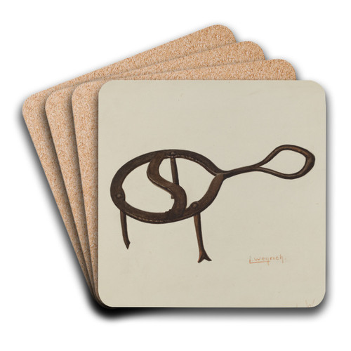 Trivet by Luther D. Wenrich Art Drink Coaster set