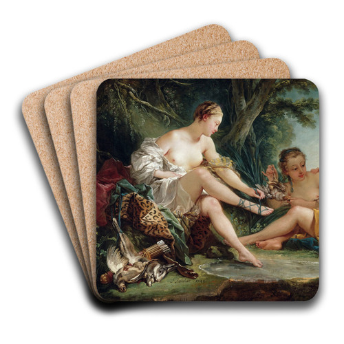 Diana Returning from the Hunt by Franois Boucher Art Drink Coaster set