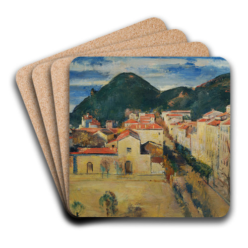 Ajaccio by Anton Faistauer Art Drink Coaster set Ajaccio by Anton Faistauer Art Drink Coaster set