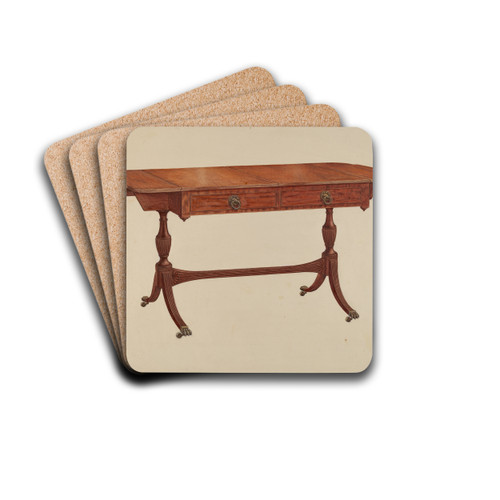 Sofa Table by Francis Borelli Drink Coasters - set of 4