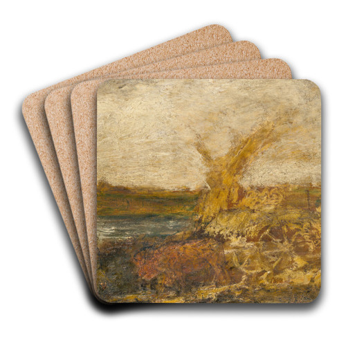 Harvest by Albert Pinkham Ryder Art Drink Coaster set Harvest by Albert Pinkham Ryder Art Drink Coaster set