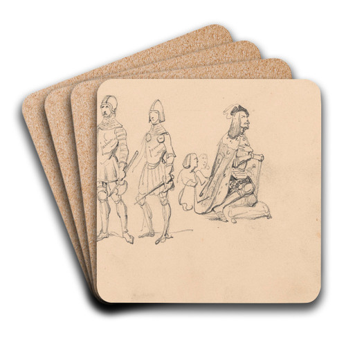 Figures by Nicaise De Keyser Art Drink Coaster set