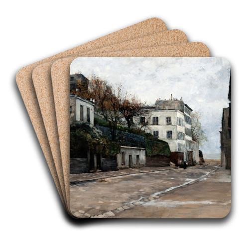 Rue Gabrielle, Paris by Hugo Birger Art Drink Coaster set Rue Gabrielle, Paris by Hugo Birger Art Drink Coaster set